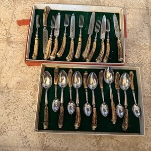 Kla Tra So Solingen Rostfrei Stainless Steel Hand Forged Dinner Wear Set